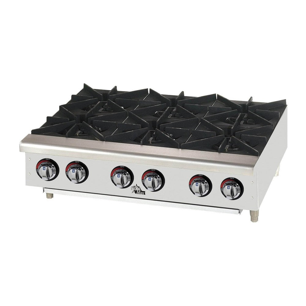 Star 606HF 36" 6-burner gas hot plate