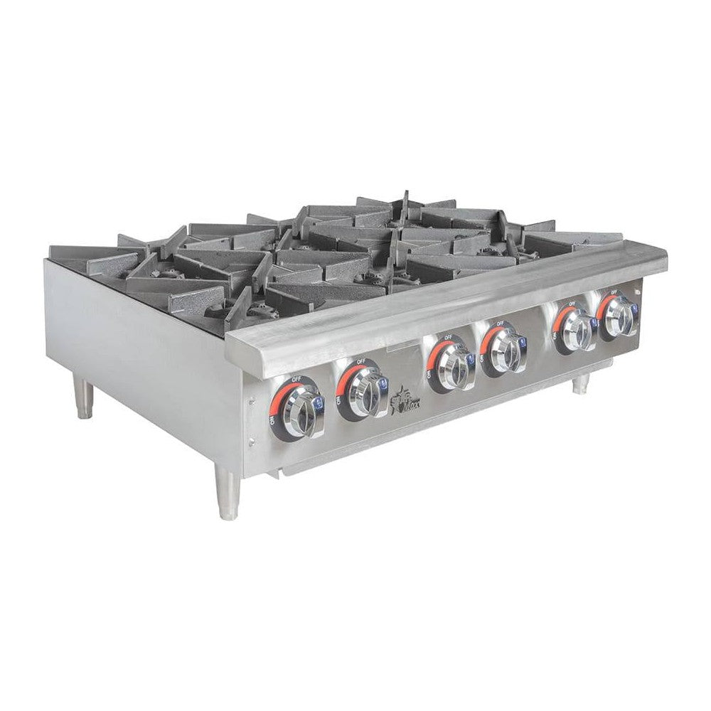 Star 606HF 36" 6-burner gas hot plate (view 3)