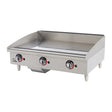 Star 636TF 36" Star-Max gas griddle with polished steel plate