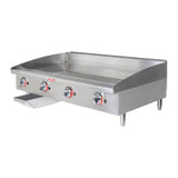 Star 648TF 48" Star-Max gas griddle with polished steel plate (view 3)