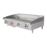 Star 648TSPF 48" Star-Max gas griddle with polished steel plate (view 2)
