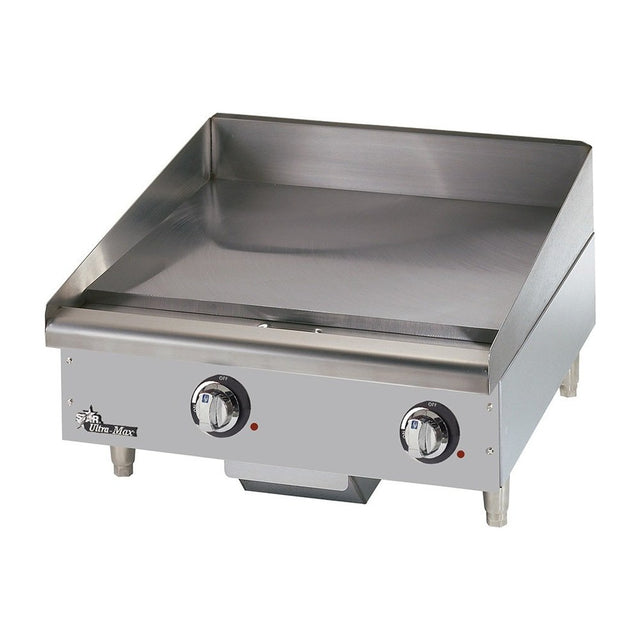 Star 724TA 24" Ultra-Max electric griddle with polished steel plate