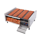 Star 75SCBD hot dog roller grill with 16 Duratec rollers and bun drawer (view 3)