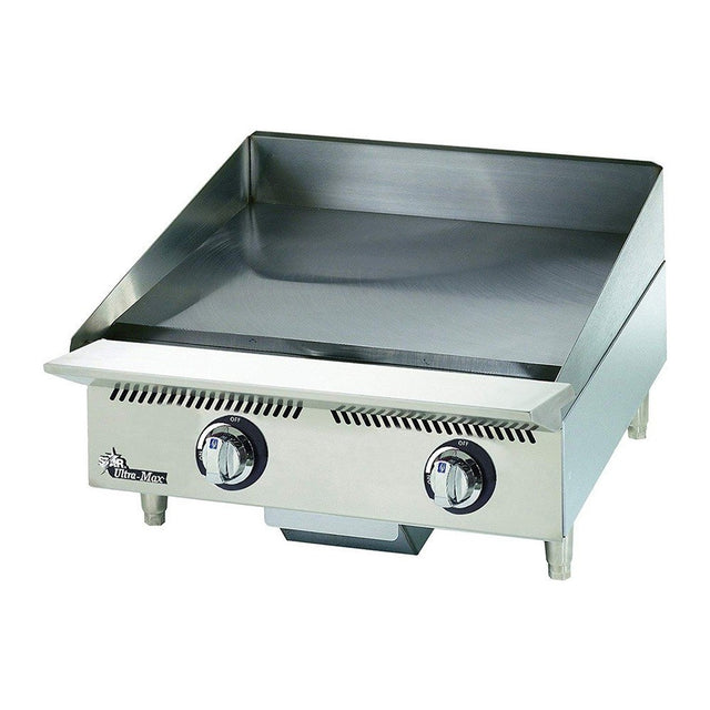 Star 824MA 24" Ultra-Max gas griddle with polished steel plate