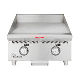 Star 824TA 24" Ultra-Max gas griddle with polished steel plate