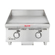Star 824TCHSA 24" Ultra-Max gas griddle with chrome plate
