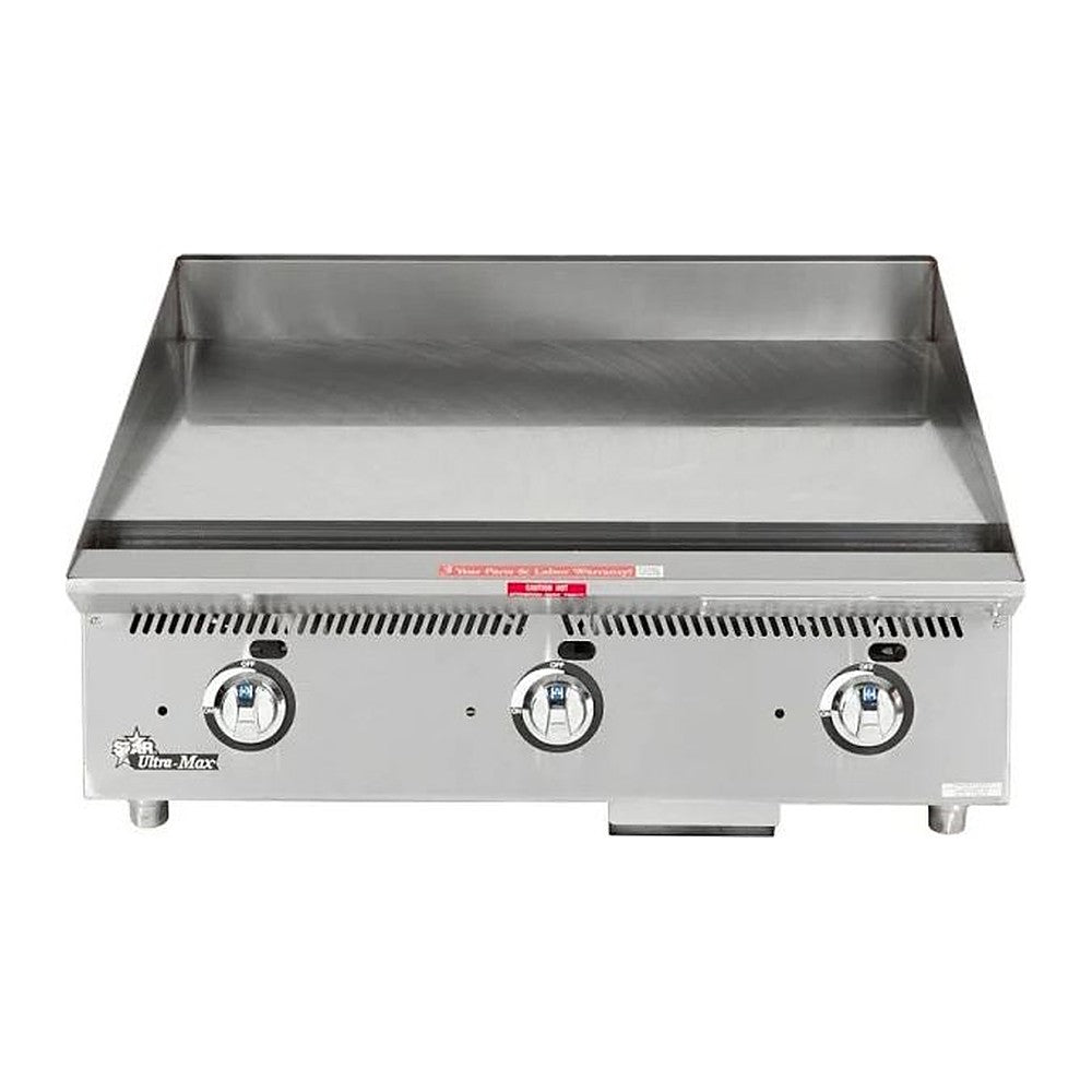 Star 836MA 36" Ultra-Max gas griddle with polished steel plate (view 2)