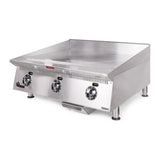 Star 836TCHSA 36" Ultra-Max gas griddle with chrome plate