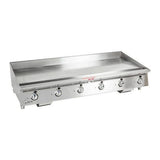 Star 872TA 72" Ultra-Max gas griddle with polished steel plate