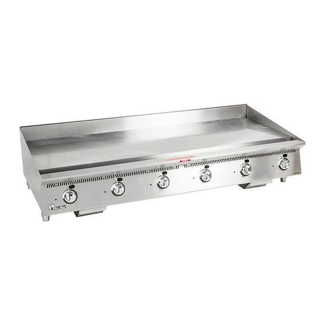 Star 872TA 72" Ultra-Max gas griddle with polished steel plate