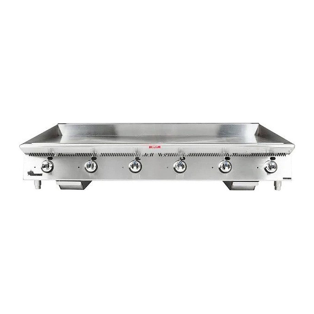 Star 872TCHSA 72" Ultra-Max gas griddle with chrome plate (view 3)