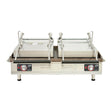 Star PGC28I 29" double panini grill with grooved cast iron plates