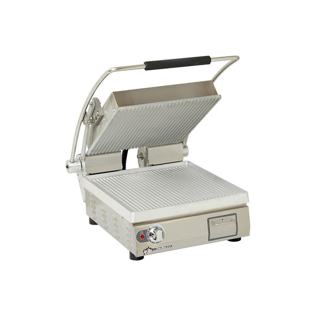 Star PGT14 14" single panini grill with grooved aluminum plates