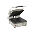 Star PST14IGT 14" single panini grill with grooved top / smooth bottom cast iron plates