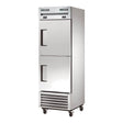 True T-23DT-HC 27-1/8" 2 Solid Half Door Dual Temperature Reach-In Refrigerator/Freezer, doors closed