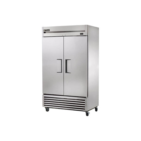 True T-43-HC 47 inch 2 solid door reach-in refrigerator, front view, doors closed