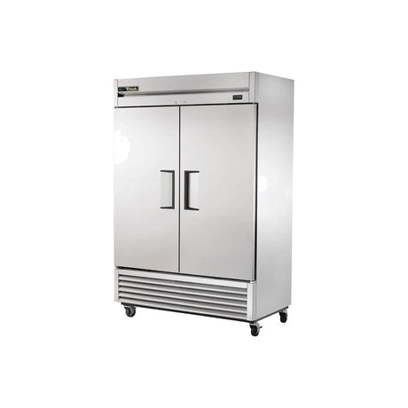 True T-49F-HC 54-1/8" 2 solid door reach-in freezer, front view with doors closed