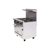 Vulcan 36S-6BN 36" natural gas restaurant range, view 3