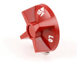 Vulcan 407727-2, Knob, Red, Off/Lo/Med/Hi