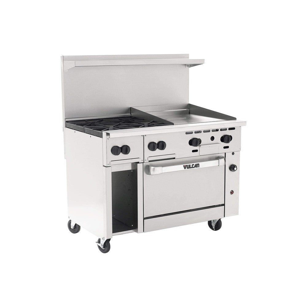 Vulcan 48S-4B24GN 48" natural gas restaurant range