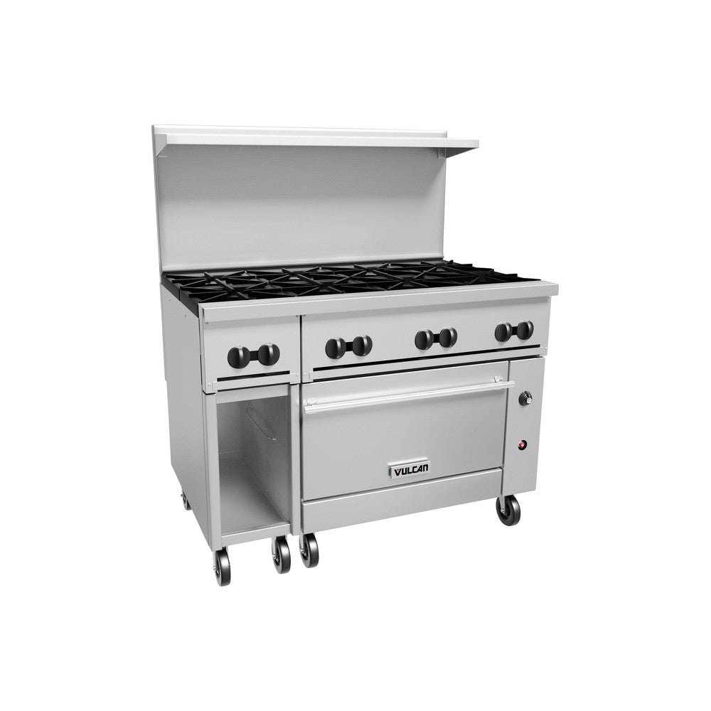 Vulcan 48S-8BN 48" natural gas restaurant range, view 3