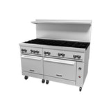 Vulcan 60SS-10BN 60" natural gas restaurant range, view 2