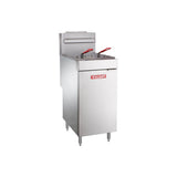 Vulcan LG300-2 40 lb propane gas floor fryer, view 2