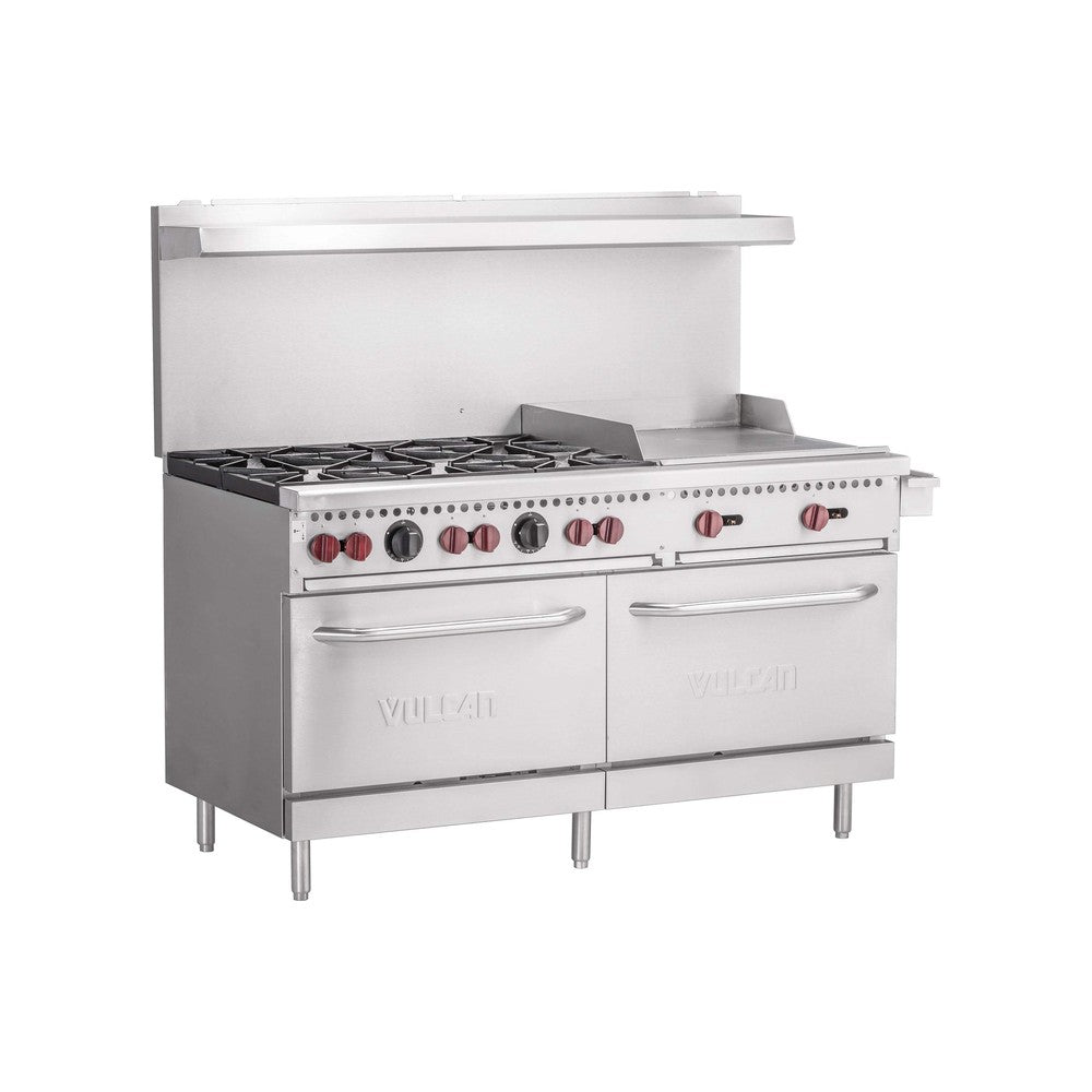 Vulcan SX60F-6B24GN 60" natural gas restaurant range, view 2