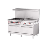 Vulcan SX60F-6B24GN 60" natural gas restaurant range, view 3