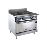Vulcan V4B36C-1 36" heavy duty gas range with 4 burner, view 2