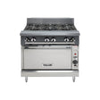Vulcan V6B36C-1 36" heavy duty gas range with 6 burner
