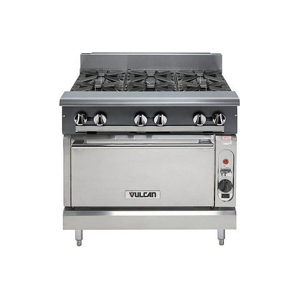 Vulcan V6B36S-1 36" heavy duty gas range with 6 burner