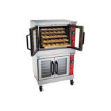 Vulcan VC44ED electric double deck convection oven, view 3