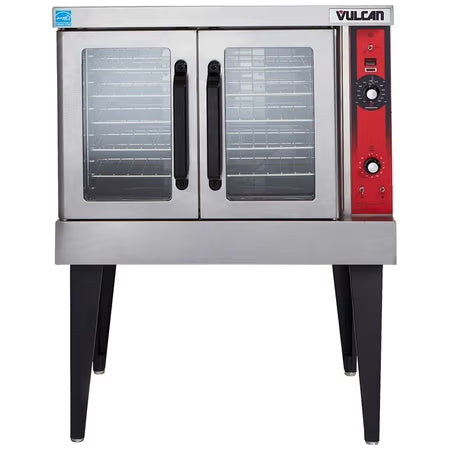 Vulcan VC4ED-12D1, 12,500 Watt Electric Convection Oven, Single Deck, Solid State Controls