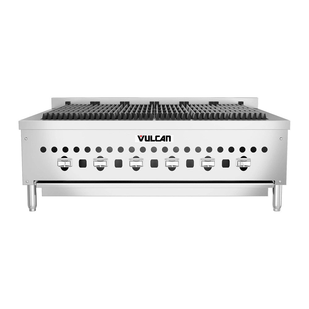 Vulcan VCCB36-1 36" countertop gas charbroiler, view 2