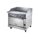 Vulcan VGMT36C-1 36" heavy duty gas range with 36" thermostatic griddle, view 3