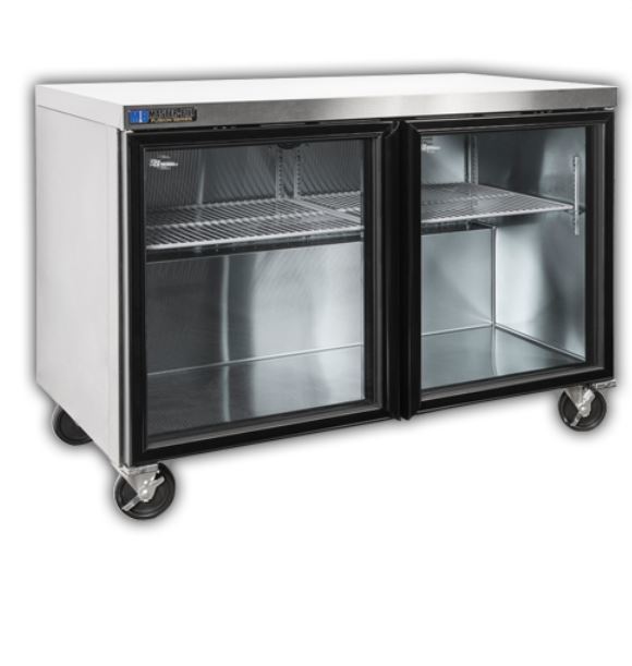 Master Bilt Mburg48a 48 Glass Undercounter Refrigerator