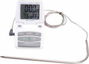 universal timer with alarm thermometer